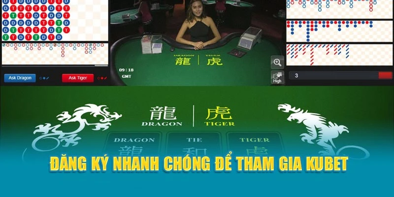 Đăng ký nhanh chóng để tham gia Kubet