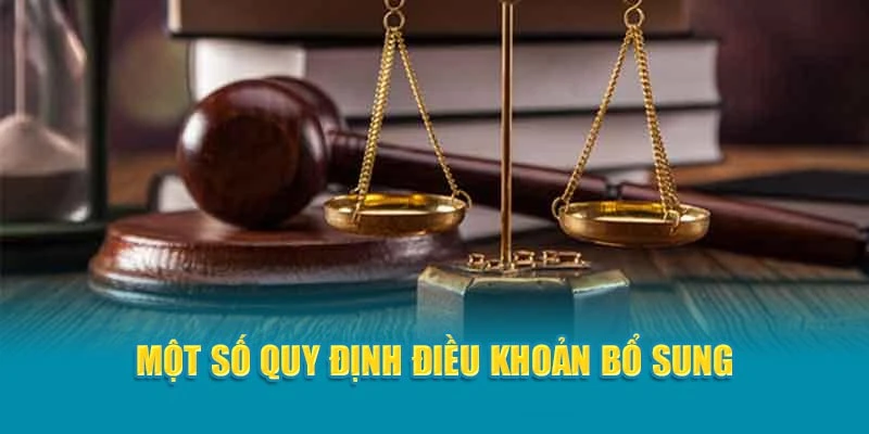 Một số quy định điều khoản bổ sung